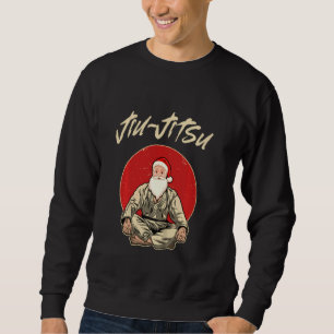 Funny Jiu Jitsu Santa Brazilian Mma Bjj Pajamas Ch Sweatshirt