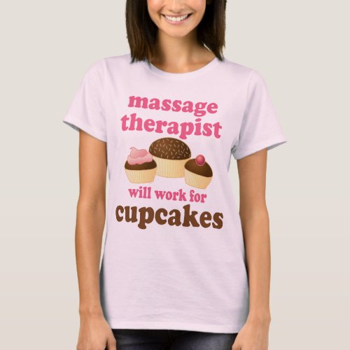 Funny Job Chocolate Massage Therapist T_Shirt
