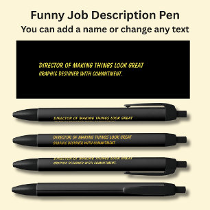 Funny Job Title - Making Things Look Great Pen
