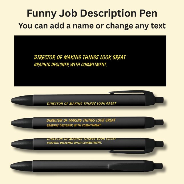 Funny Job Title - Making Things Look Great Pen (Creator Uploaded)