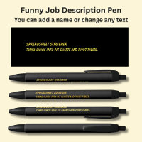 Funny Job Title - Spreadsheet Sorcerer