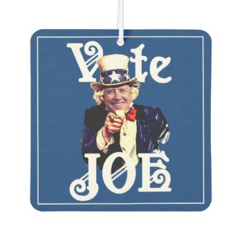 Funny Joe Biden As Uncle Sam Air Freshener by DakotaPolitics at Zazzle