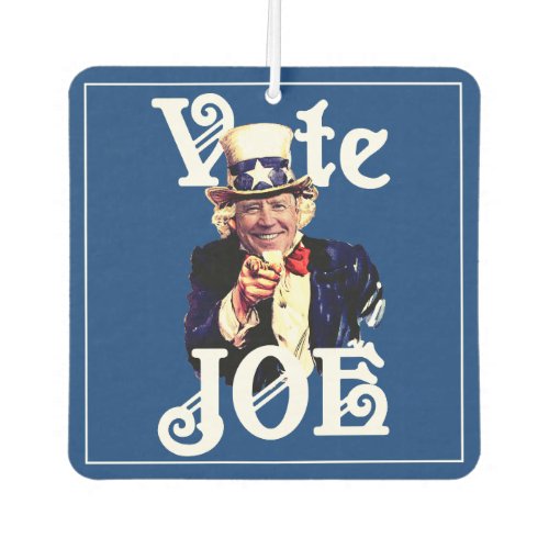 Funny Joe Biden as Uncle Sam Air Freshener
