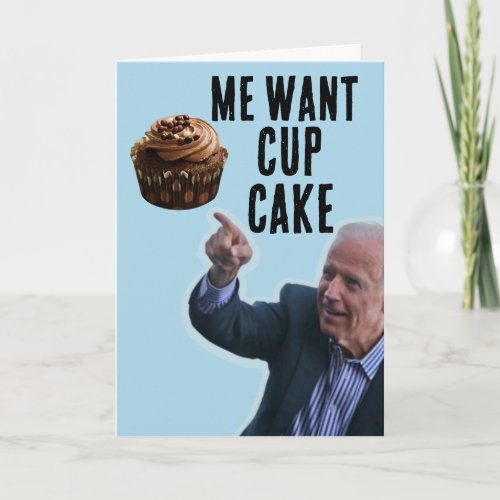 FUNNY JOE BIDEN BIRTHDAY CUPCAKE CARDS