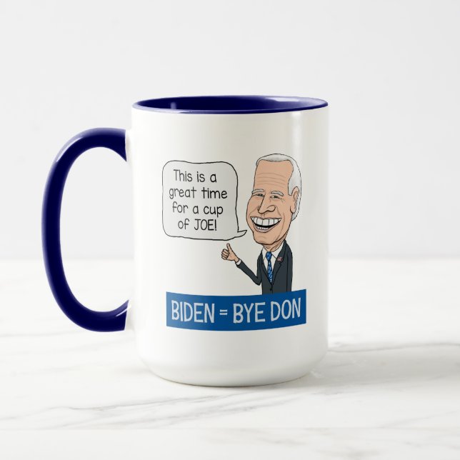 Funny Joe Biden Cup of Joe (Left)