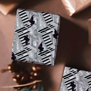 Funny Joe Biden Falling Up Infinite Staircase Wrapping Paper