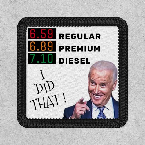 Funny Joe Biden Gas Prices FJB MAGA Pro_Trump  Key Patch
