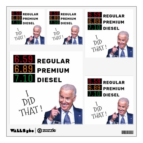 Funny Joe Biden Gas Prices FJB MAGA Pro_Trump  Key Wall Decal