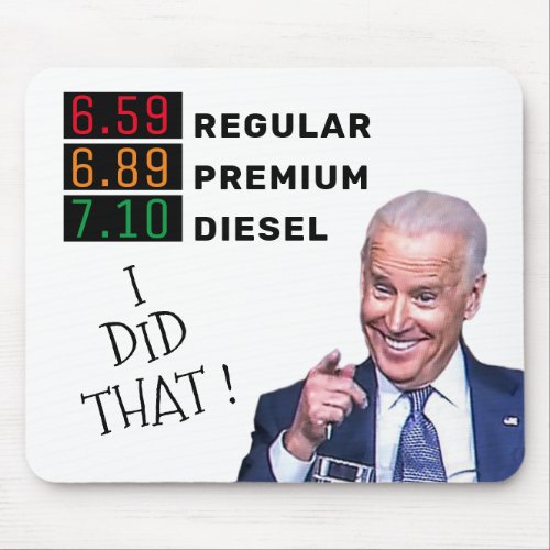 Funny Joe Biden Gas Prices FJB MAGA Pro_Trump  Mouse Pad