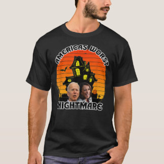 Funny Joe Biden Halloween Kamala Harris Americas N T-Shirt