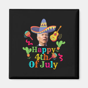 Funny Joe Biden Happy 4th Of July Surprise Cinco D Magnet