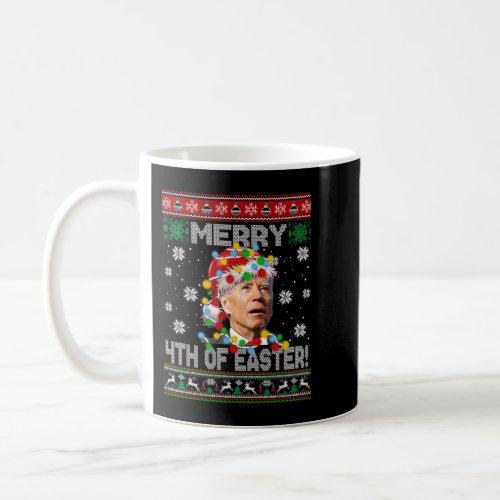 Funny Joe Biden Happy Easter Ugly Christmas Sweate Coffee Mug
