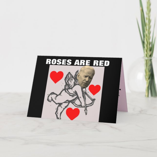 FUNNY JOE BIDEN VALENTINE'S DAY CARDS (Front)