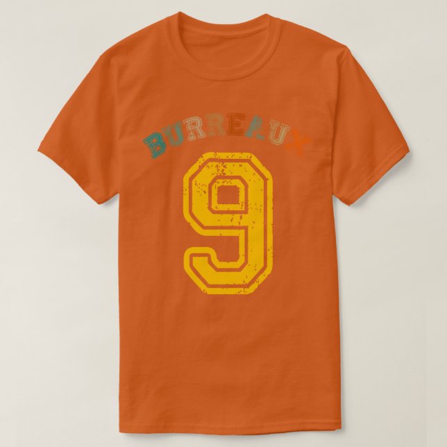 Funny  Joe Burreaux 9 Fan Gear Camiseta De Futbol T-Shirt (Design Front)
