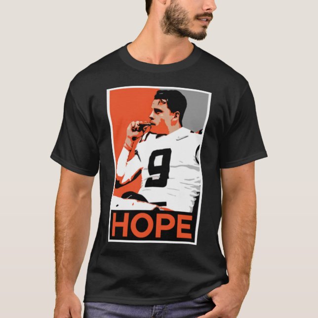 Funny joe burrow smoking cigar Gift for burrow lov T-Shirt (Front)