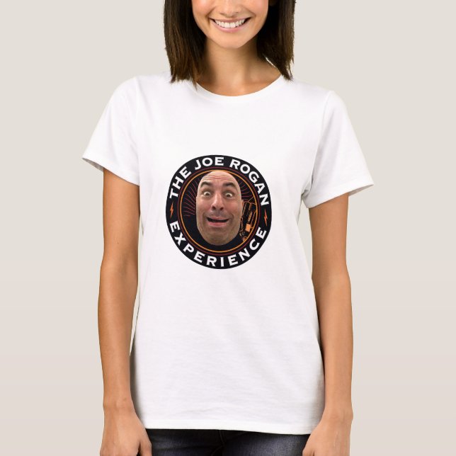 Funny Joe Rogan Podcast Logo  T-Shirt (Front)