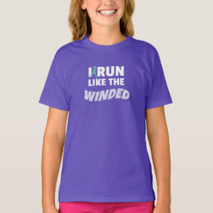 Funny Jogger Runner I Run Like The Winded Running T-Shirt