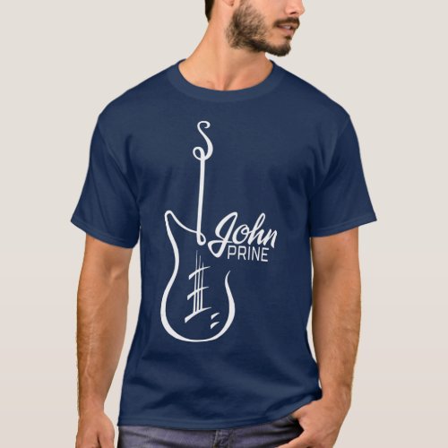 Funny John Classic Art Prine Guitar Music  2 T_Shirt