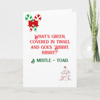 Funny Joke designed Christmas Card