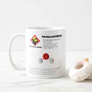 Funny Joke Dihydrogen Monoxide (H2O) Chemistry Coffee Mug