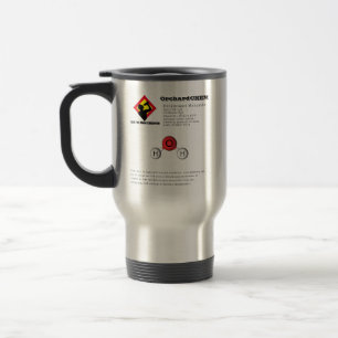 Funny Joke Dihydrogen Monoxide (H2O) Chemistry Travel Mug