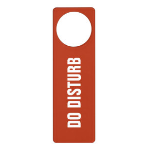 Funny joke 'do disturb' sign