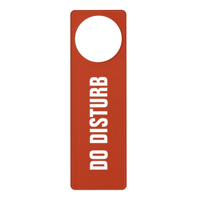 Funny joke 'do disturb' sign (Front)