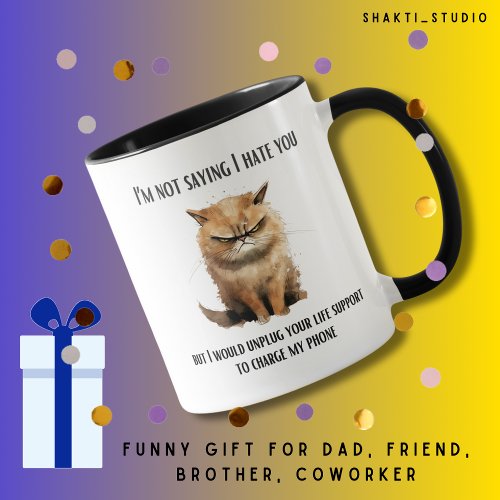 Funny joke gift for best friend birthday sarcasm mug