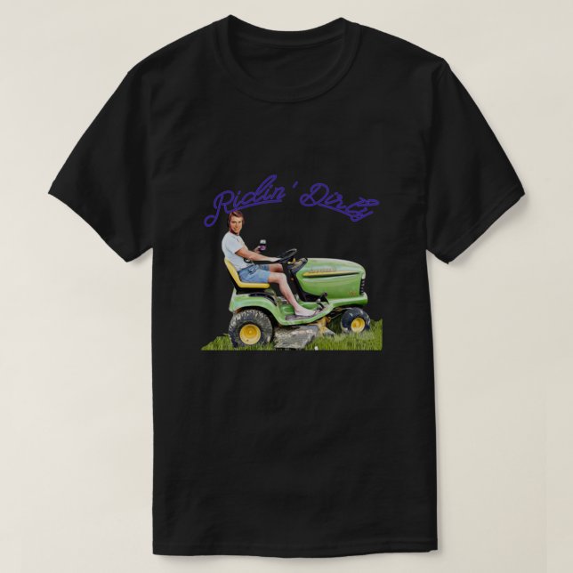 Funny Jones George drives a Tractor Kids T-Shirt (Design Front)