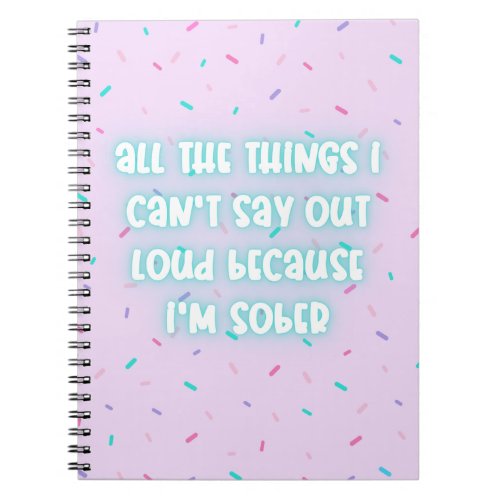 Funny Journal for Sobriety 