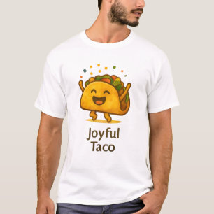 Funny Joyful Taco T-Shirt Cute Foodie Fiesta Tee