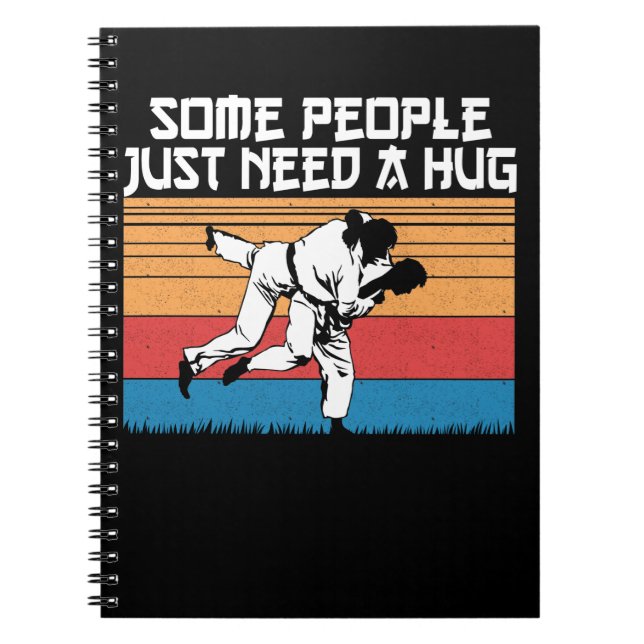 Funny Judo Joke Jiu Jitsu Martial Arts Humor Notebook (Front)