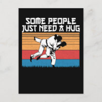 Funny Judo Joke Jiu Jitsu Martial Arts Humor Postcard