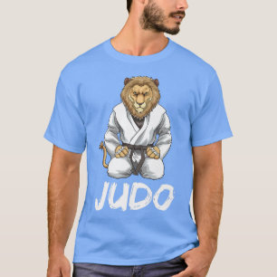 Funny Judo Lion - Japanese Martial Arts Judoka Lio T-Shirt