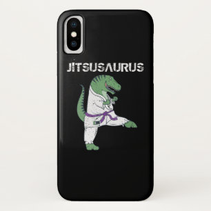 Funny Jujitsu, T-Rex Jiu Jitsu Black Belt gifts iPhone X Case
