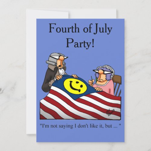 Funny July Fourth Party Invitations
