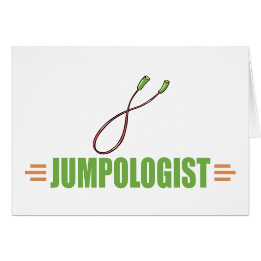 Funny Jump Roping Cards (Front Horizontal)