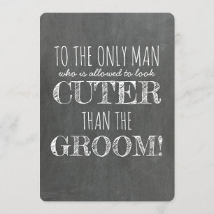 Funny Junior Groomsman Proposal Card