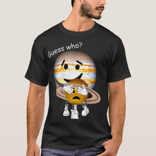 Funny Jupiter Saturn Astronomy Astronomer Planetar T_Shirt