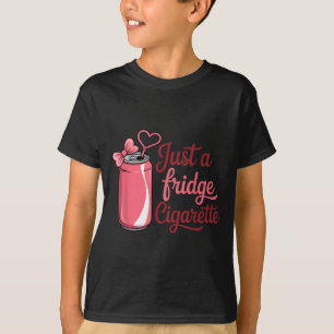Funny Just A Fridge Cigarette Coquette Nk Bow  T-Shirt