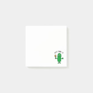 Funny Just Dink it Pickle Playing Pickleball Post-it Notes