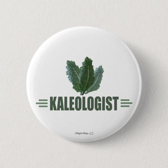 Funny Kale Button (Front)