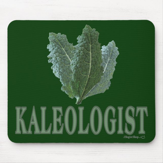 Funny Kale Mouse Pad (Front)