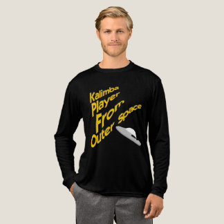 Funny Kalimba and UFO Tri-Blend Shirt