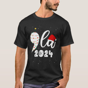 Funny Kamala Harris 2024 Comma La Christmas  T-Shirt