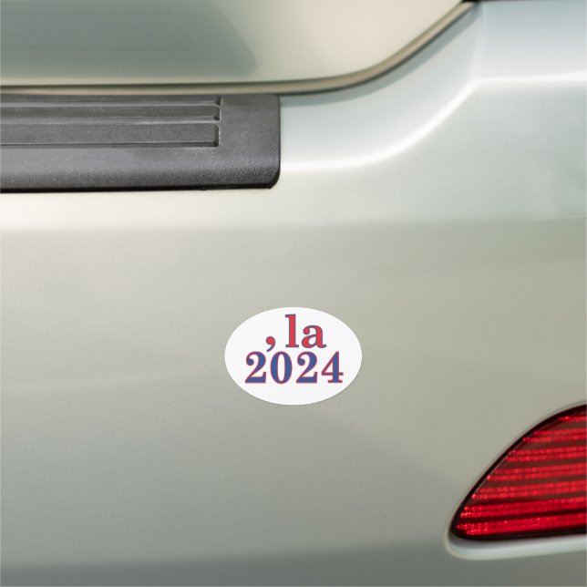Funny Kamala Harris Comma La 2024 Car Magnet (In Situ)