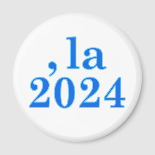 Funny Kamala Harris Comma La 2024 Magnet