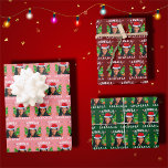 Funny Kamala Harris Pink Christmas  Wrapping Paper Sheets<br><div class="desc">Funny Kamala Harris Pink Christmas</div>