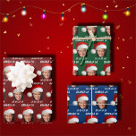 Funny Kamala Harris Santa Hat Merry Christmas Wrapping Paper Sheets<br><div class="desc">Funny Kamala Harris Santa Hat Merry Christmas</div>