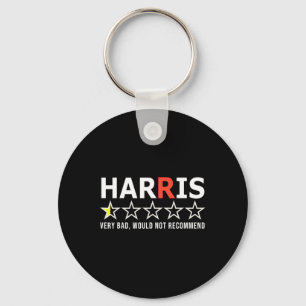 Funny Kamala Harris Very Bad Would Not Recommend V Keychain